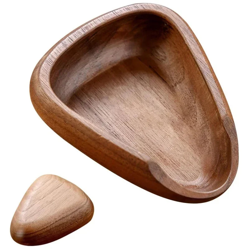 Wooden Coffee Bean Bowl Solid Wood Coffee Bean Measuring Container Espresso Dosing Cup Tea Leaf Display Tray Coffee Accessories