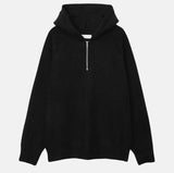 Men's Hooded Sweatshirt Knitting Solid with Zipper Male Hoodie Clothing Deals Cotton 90s Vintage Luxury Y2k Emo Tops Simple Warm