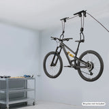 Bike Hoist for Garage Ceiling Mount Pulley System Bike Storage Set Of Bike Hangers for Garage Storage 60kg Load