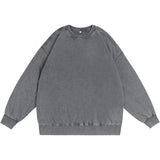 Fashion Washed Sweatshirt Custom Logo Casual Tie-dye Pullover Print Embroidery Company Team Design European And American Size