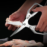 Stainless Steel Kitchen Shears for Meat Fish and Poultry Commercial Kitchen Equipment Lightweight yet Durable Construction