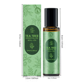 Tea tree oil is suitable for facial skin care, nail care, hair care, oil control, cleansing, and roll-on massage essential oil.