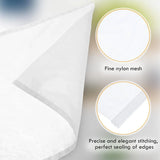 4 Pcs Nylon Nut Milk  Bag 100 Mesh Cheese Cloth Reusable Food Strainer Cold Brew Filter for Straining Juice Coffee Yogurt Tea