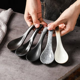 Vintage Japanese Ceramic Tableware Set: Soup Spoons, Ladles & Rice Bowls for Home and Commercial Kitchen