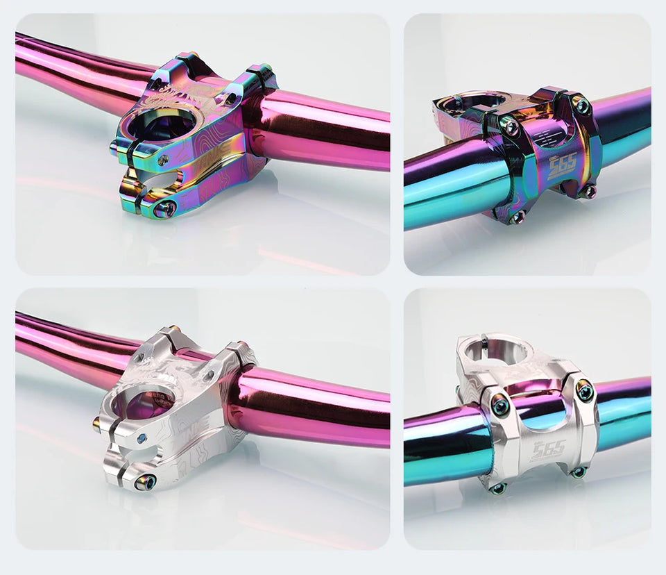 TANKE MTB Mountain Bike Stem Aluminum Alloy Ultralight High strength Short 31.8×28.6MM Bicycle CNC Stem DH/AM/XC Accessory upgra