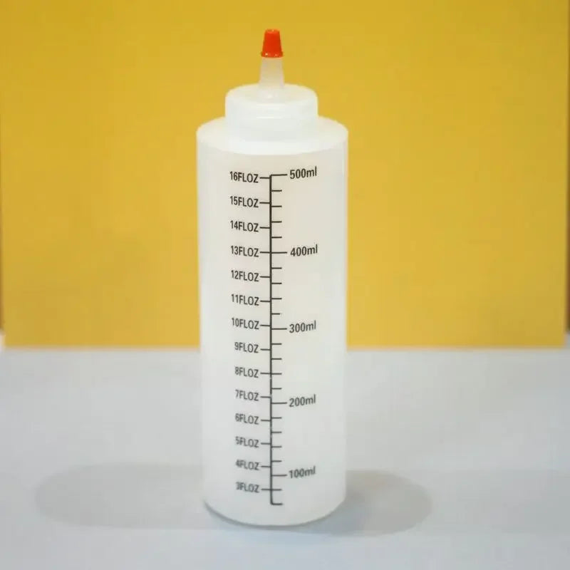 Commercial Plastic Sauce Squeeze Bottles with Lids, Salad Dressing Jam Dispenser Large Kitchen Gadgets