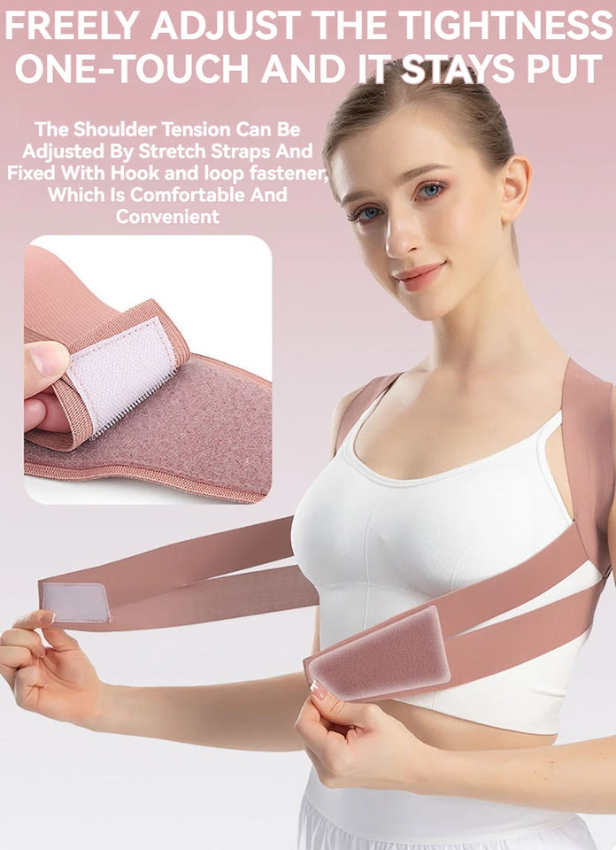 Adult Hunchback Corrector Invisible Back Straightening Stretching Straight Back Open Shoulder Lumbar Correction Belt Men Women