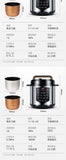 ‌13L Commercial Heavy Duty Pressure Cooker,Restaurant Grade Electric Steamer,Breakfast Buffet Auto Keep Warm Function
