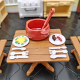 miniature items dollhouse furniture accessories living room bedroom supermarket shopping games family interaction doll kids toys