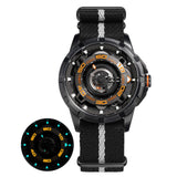 BERNY Automatic Men's Skeleton Watch 5ATM Luminous Sapphire Exhibition 3D Dial 316L Steel MIYOTA 82S0 Mechanical Watches for Men