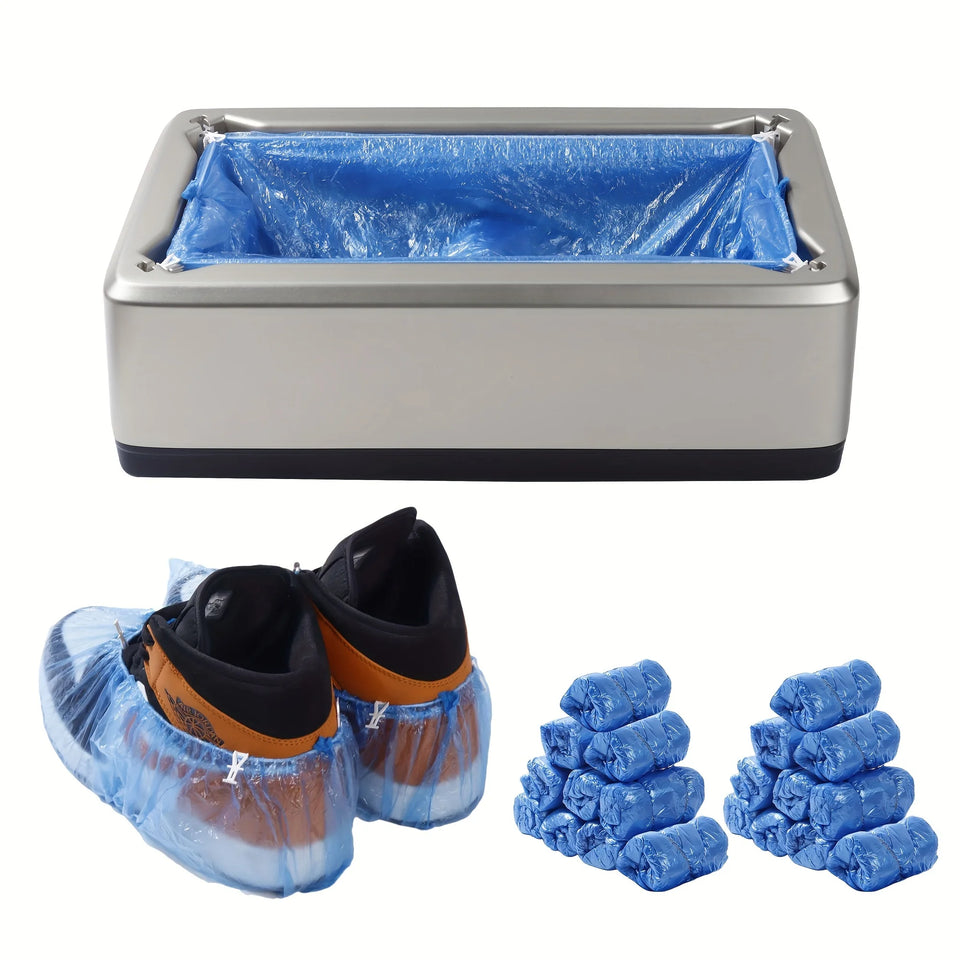 New Automatic Shoe Cover Dispenser 200 Disposable Shoe Covers Waterproof And Non slip Very Suitable For Indoor And Outdoor Use