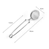 Tea Infuser Stainless Steel Sphere Mesh Tea Strainer Coffee Herb Spice Filter Diffuser Handle Tea Ball Match Tea Bags