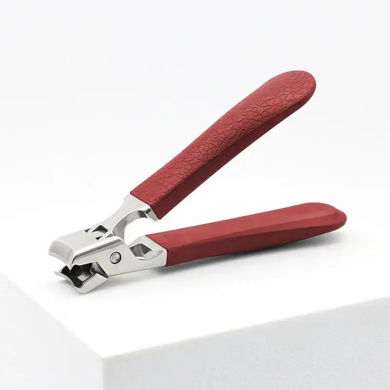 New Stainless Steel Nail Toenails Clippers Cutter With Anti-Splash Cover Sharp Trimmer Pedicure Care Professional Nail File