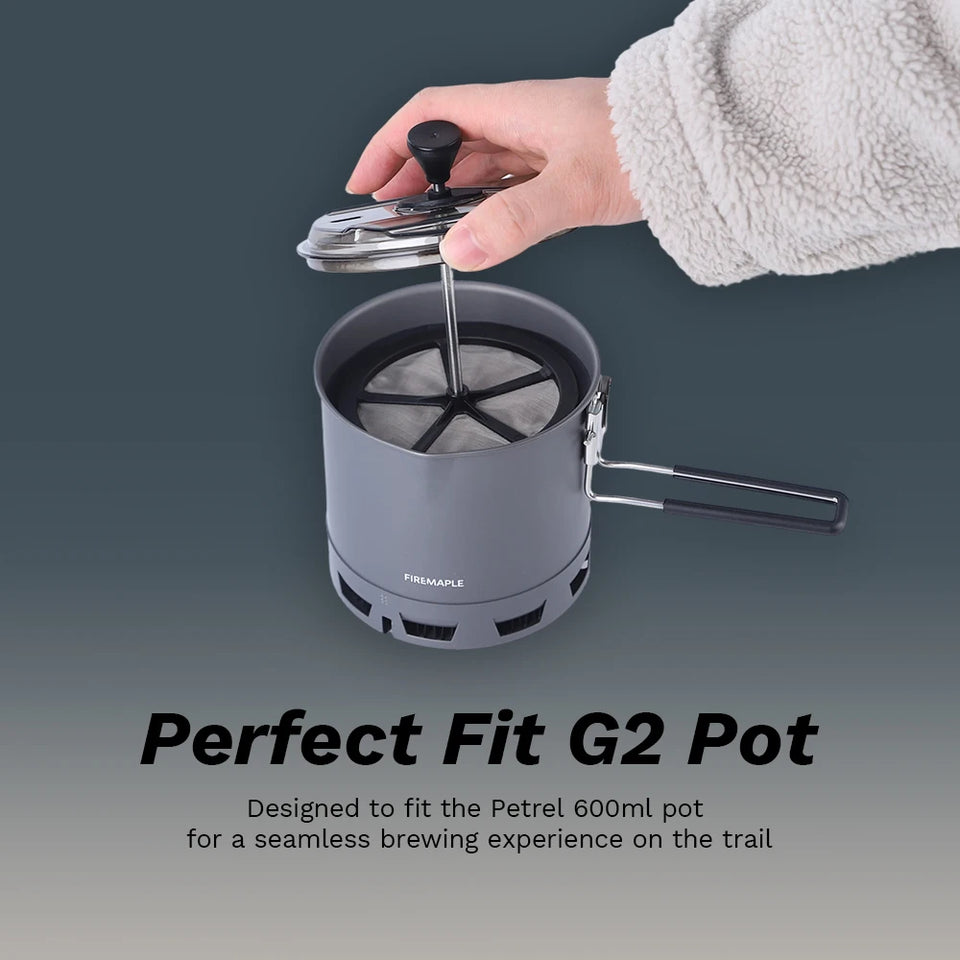 Fire-Maple Petrel French Press Coffee Filter for G2 Pot Camping Backpacking Cookware