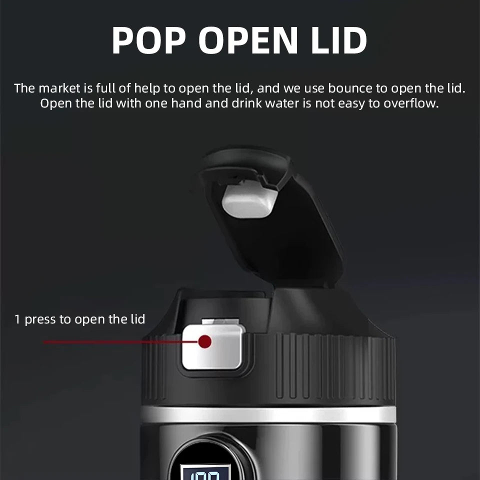 E-ACE 12/24V Car Heat Mug 500ML Car Kettle Stainless Steel Heating Travel Cup Dry burn Protection Coffee Tea Instant Noodles