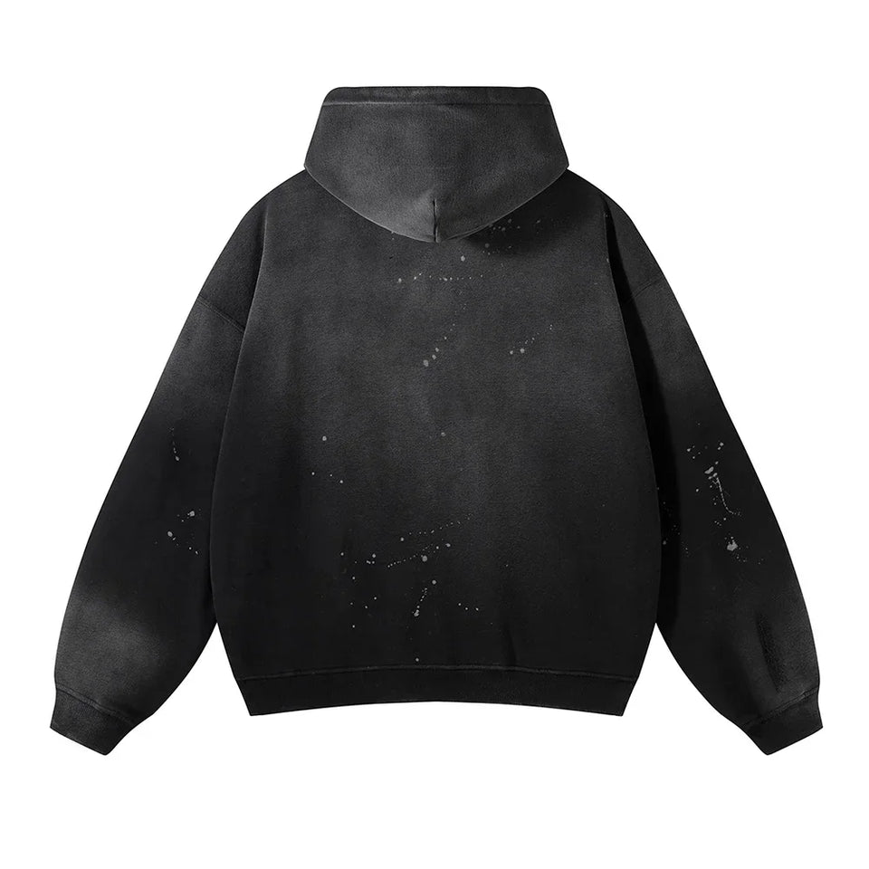2026 Autumn Winter Men's New Pullover Hoodie Y2K Printed Retro Jacket Uniform Casual Fashion Loose Sweatshirt for Men and Women