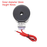 Solenoid Valve Coil for 2W-160-15 2W-200-20 2W-250-25 2W-400-40 2W-500-50 Series Water Valves AC220V DC24V Inner Diameter 16mm