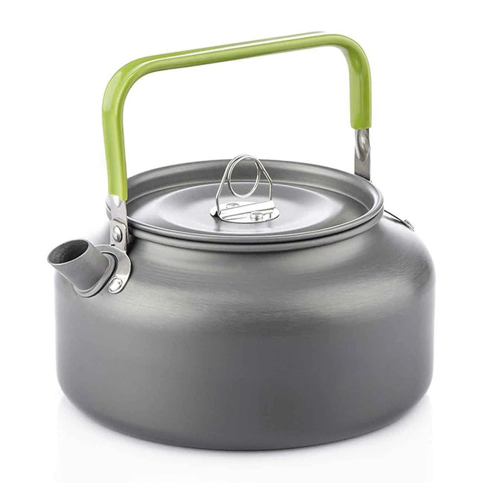 Portable Outdoor Water Kettle Water Pot Teapot Coffee Pot Indoor Aluminum Alloy Tea Kettle Outdoor Camping Hiking Picnic Pot