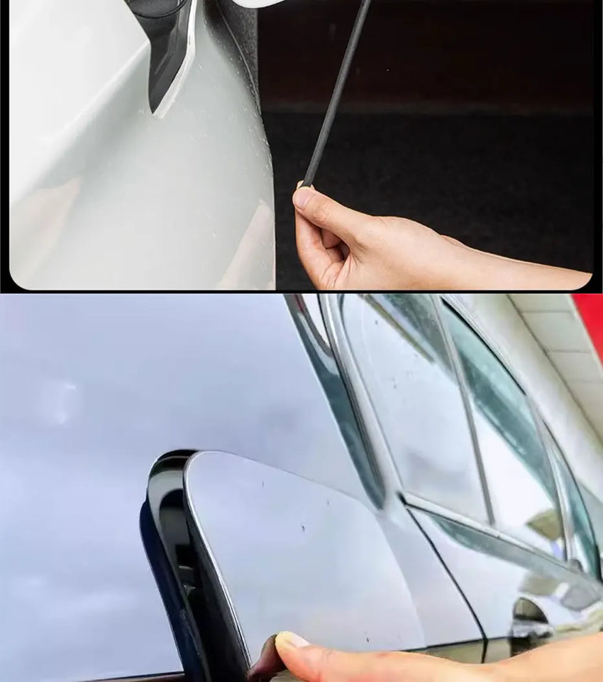 SEAMETAL Car Fuel Cap Seal Strip Waterproof Dust-Protection Gas Cap Rubber Sealing Gap Filler Self Adhesive Weather Stripping