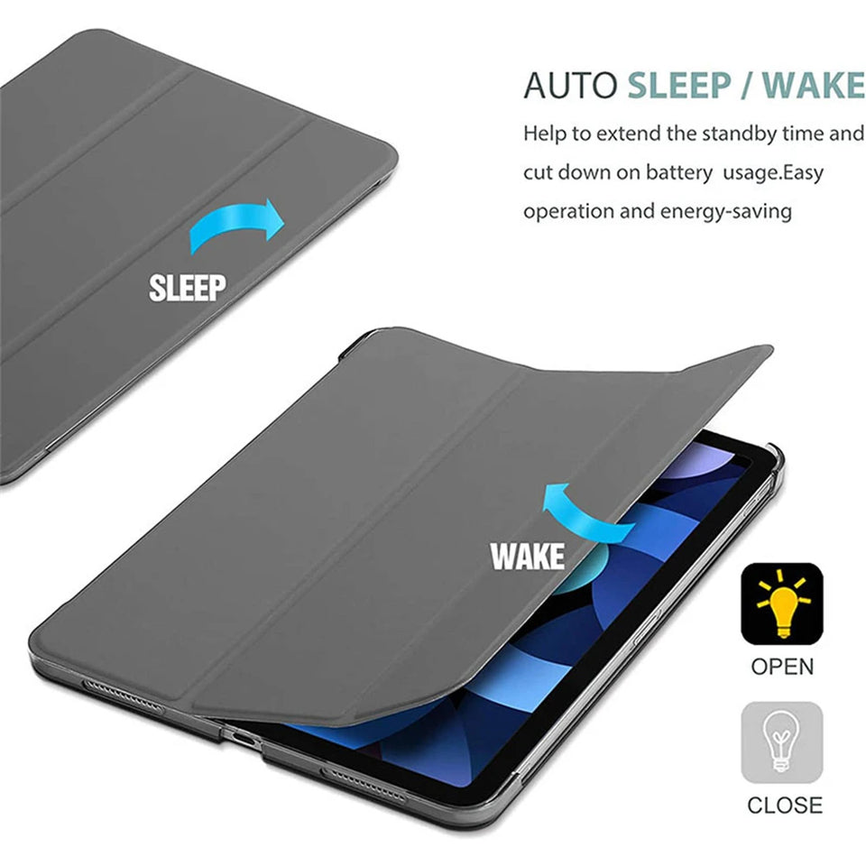 Tablet Case for iPad Mini A17 Pro 2024 Funda Mini 6 2021 Pro 12.9 5th 6th Generation M2 11 Smart Cover for iPad 10th Gen. 10.9