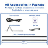 LONGER Extension Kit for Longer Laser Engraver Y-axis Expansion Kit Suitablr for RAY5 5W/10W/20W Laser Cutter and Engraver