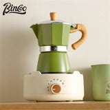Bincoo Coffee Moka pot Classic Italian Espresso Maker Extraction Hand Brewing coffee Pot Barista Coffee Machine Coffee Utensil