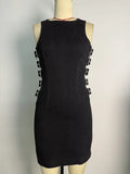 2025 Sexy American Y2K Washed Denim Lace-up Tank Dress Spring New Slim Fit Pencil Mini Skirt Streetwear Chic