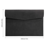 PU Leather A4 Document Bag, 7 Colors, File Folder for Office & Travel, Stylish Organizer