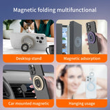 2025 New Double Sided Magnetic Phone Stand for Magsafe Strong Magnet Folding Holder Desktop Bracket for iPhone 17 16 15 Pro/Plus