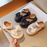 Girl Walking Shoes for Baby Girls Soft Bottom Casual Shoes Spring Autumn Bow Round Toe Princess Dress Soft Sole Non-slip Shoes
