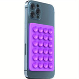 Silicone Suction Phone Holder Mat Multi-functional Suction Cup Phone Stand Square Anti-Slip Single-Sided Case Mount Back Sticker
