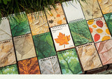 JIANWU Whisper of Leaves Series Vintage Texture Landscape Collage Scrapbook Material Paper Creative Junk Journal Stationery