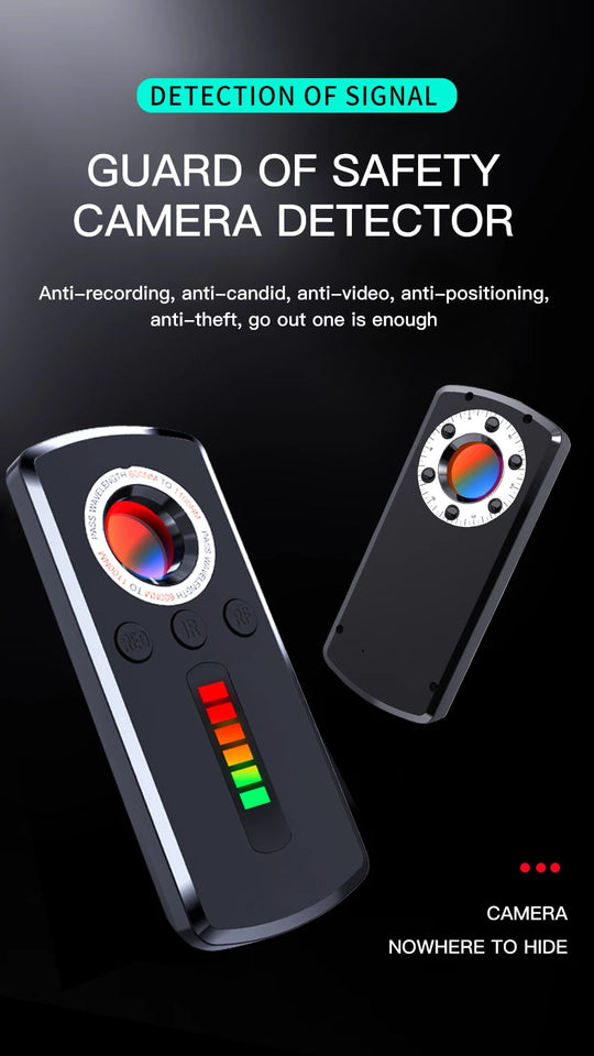 Hidden Camera Detector Anti Spy Gadget Professional Hunter Wireless Signal Car GPS Infrared Search Wiretapping Bug Mini Devices