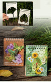 JIANWU Whisper of Leaves Series Vintage Texture Landscape Collage Scrapbook Material Paper Creative Junk Journal Stationery