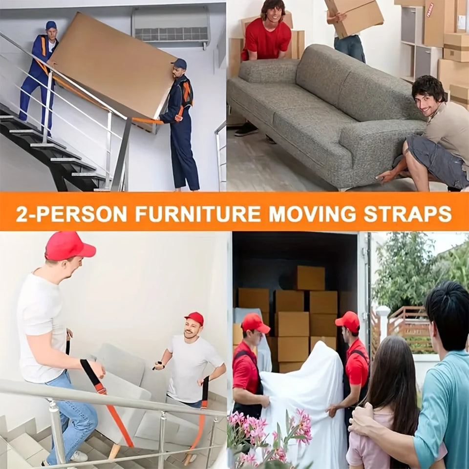 Moving belts, ropes, tension straps, and furniture moving belts make moving furniture easy.