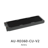 Bykski Azieru AU-RD360-CU-V2 360mm 3x120mm Copper Radiator Water Cooling
