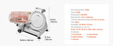 SucceBuy 6.7-10 inch Meat Slicer Electric Deli Slicer Machine with two SUS420 Blades Home Food-Slicer for Meat, Ham, Baguett