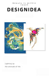 New Bathing Fire Phoenix Rhinestone Brooch Pendant Fashion Animal Sparkling Crystal Pins Clothes Bags Accessories Jewelry Gifts
