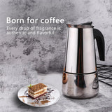 2/4/6/9 Cup Mocha Pot Coffee Machine Espresso Cup Electric Coffee Machine Latte Percolator Stove Mocha Coffee Machine