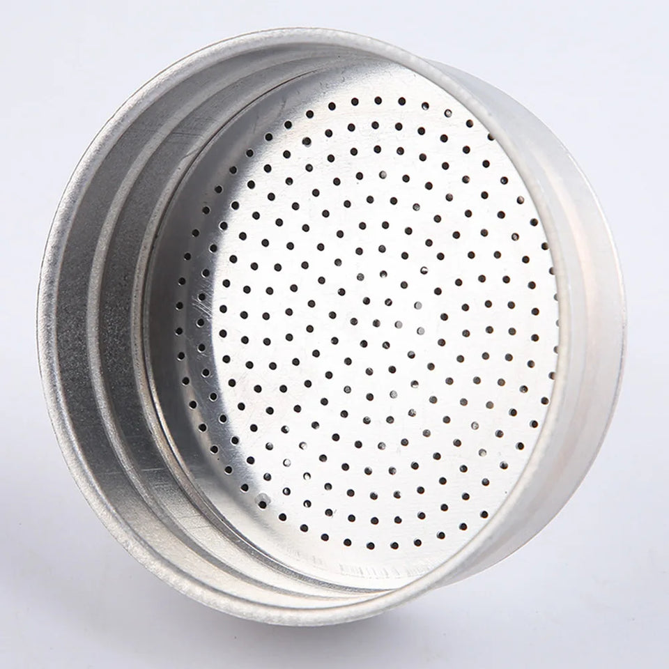 Aluminium Moka Funnel Filter Replacement For Espresso Coffee 1/2/3/6/9/12 Cups Suits Most Moka Percolators Coffee Tools