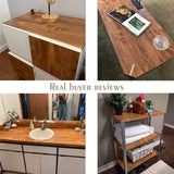 55cm Width Waterproof Vinyl Wood Grain Stickers Self Adhesive Wallpaper for Wardrobe Cupboard Table Closet Bedroom Home Decor