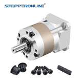 Nema 17 Planetary Gearbox Stepper Motor Gear Head Speed Reducer Ratio 5:1/10:1/20:1/50:1/100:1 5mm Input 8mm Output & 4 Screws