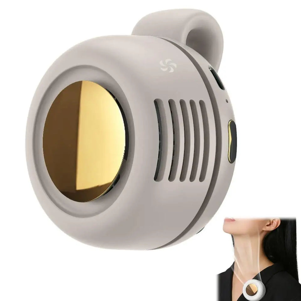 360° Adjustable Airflow Portable Neck Fan Soft Breeze Quiet Personal Cooling Fan for Outdoor & Office Travel Mini Fan