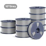 SUNLU Official Filament 10kg PETG filament 1.75mm 1kg/roll 10 Spool 3D Printer Filament PLA/PETG/Silk/ABS/TPU For Bambu Creality