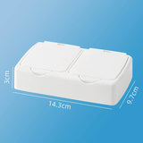 Kawaii Cartoon Desk Organizer Box Button Cosmetics Storage Box With Lid Mini Jewelry Organizer Cosmetics Makeup Container