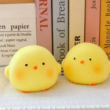 Super Soft Cute Chick Fidgets Toys Squishy Kawaii Animals Squeeze Toy Stress Relief Toy for Anxiety ADHD Gift for Adults Gifts