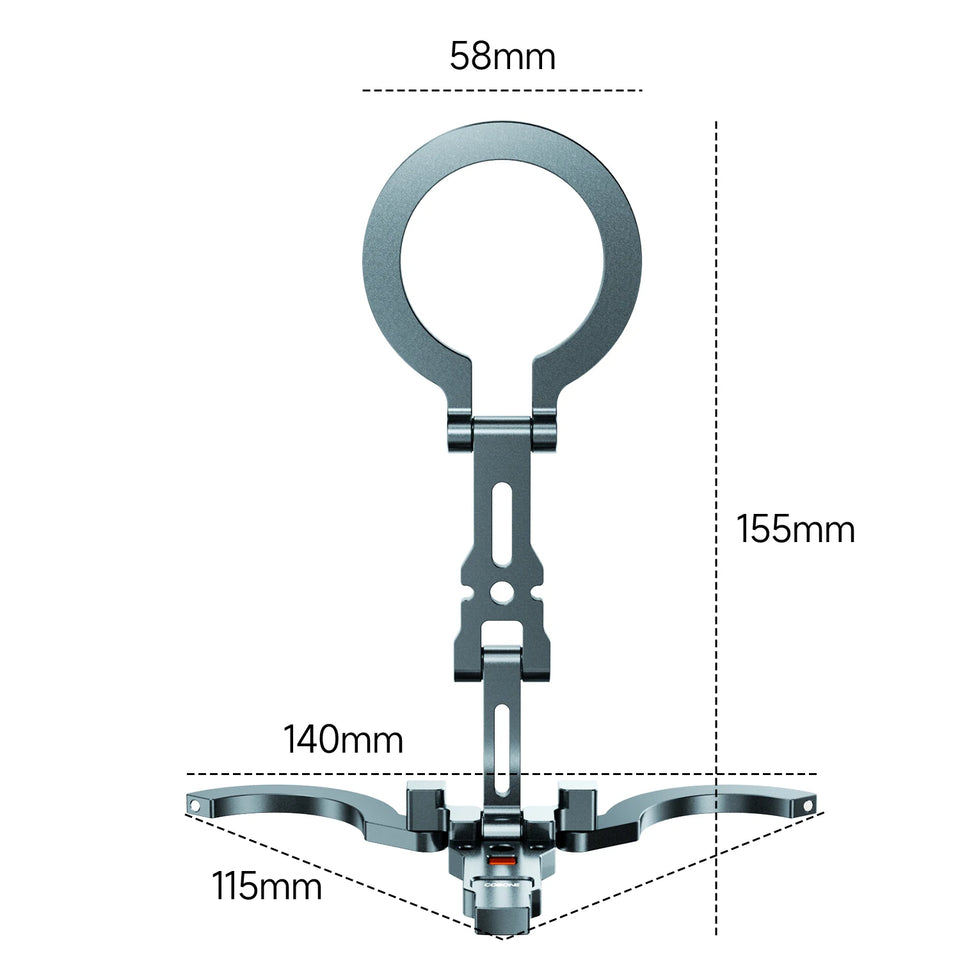 XILETU COBONE Dual-sided Magnetic Phone Stand|Slim Foldable Magsafe 1/4" Mount for iPhone 17-13 Vlog Travel Selfie Live Tripod