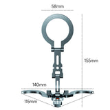 XILETU COBONE Dual-sided Magnetic Phone Stand|Slim Foldable Magsafe 1/4" Mount for iPhone 17-13 Vlog Travel Selfie Live Tripod