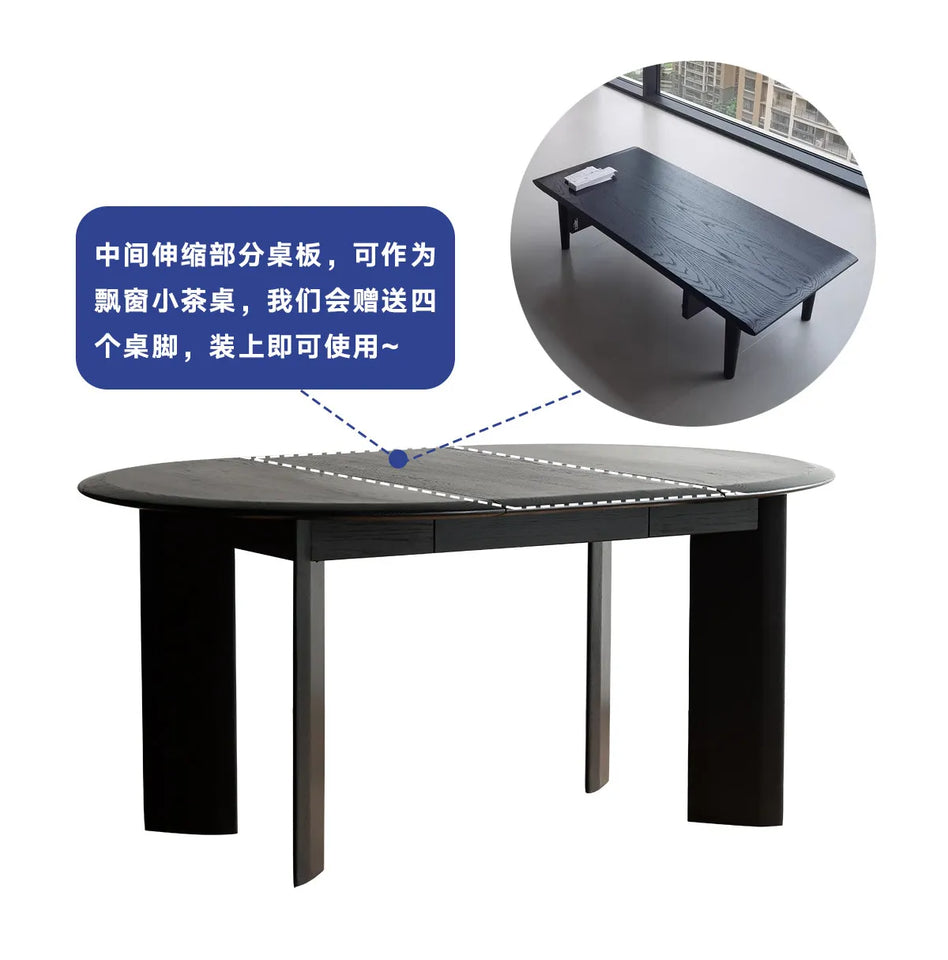 Restaurant Round Dining Table Modern Living Room Lounge Wood Nordic Dining Table Folding High Mesas De Comedor Home Furniture
