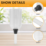 OQZEX Coffee Syphon Pot Accessories TCA-3/5Cup High Quality Glass Siphon Vacuum Pot Coffee Maker Parts Replace(A)